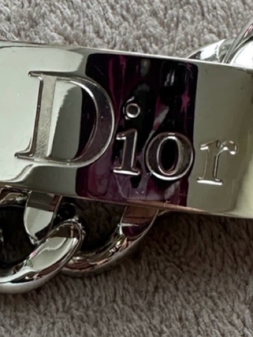 Vintage Christian Dior Silver Lip Gloss Duo 002 Street Charm